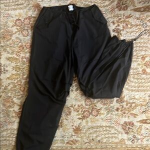 Princess Polly Black Track Pants with Elastic Waistband
